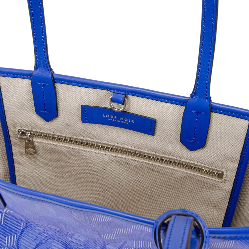 Loup Noir ST. TROPEZ XS SHOPPER Toile Dazzling Blue