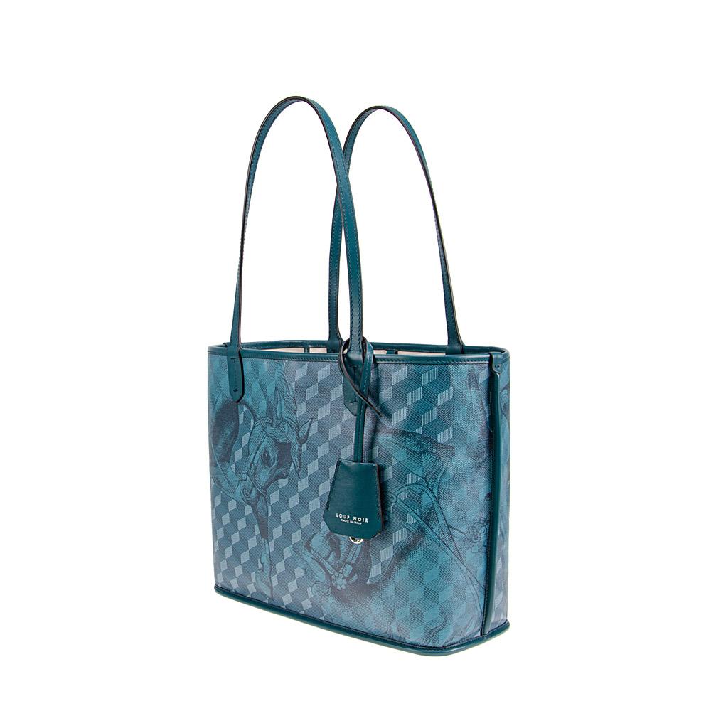 Loup Noir ST. TROPEZ XS SHOPPER Toile Petrol