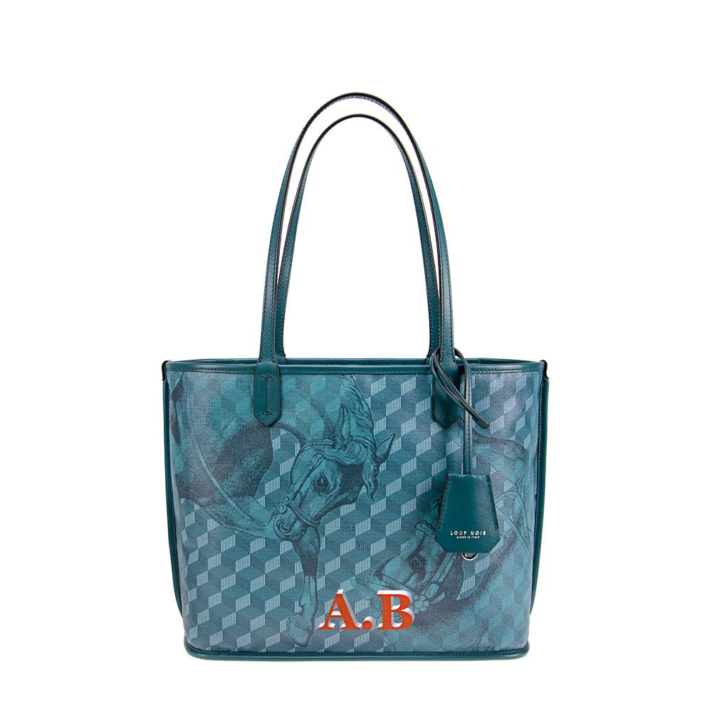 Loup Noir ST. TROPEZ XS SHOPPER Toile Petrol