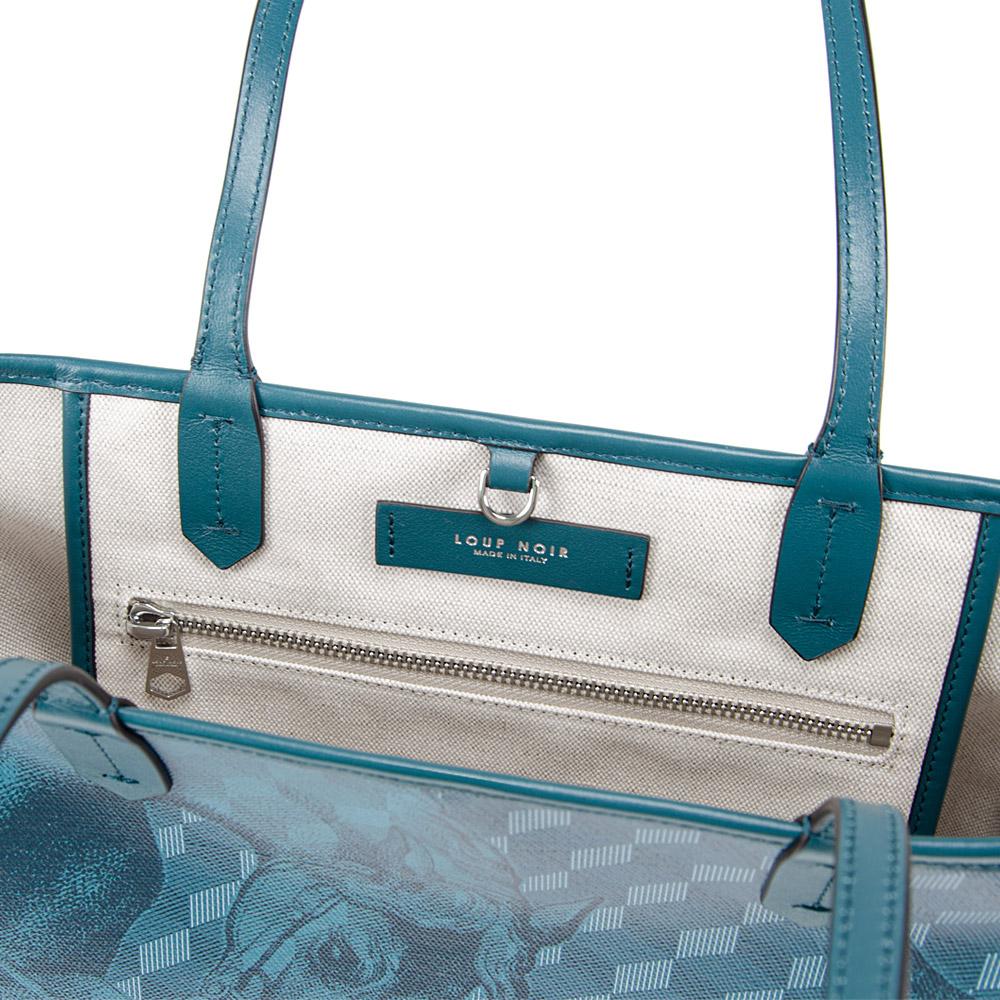 Loup Noir ST. TROPEZ XS SHOPPER Toile Petrol