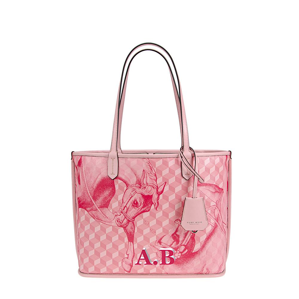 Loup Noir ST. TROPEZ XS SHOPPER Toile Powder Pink