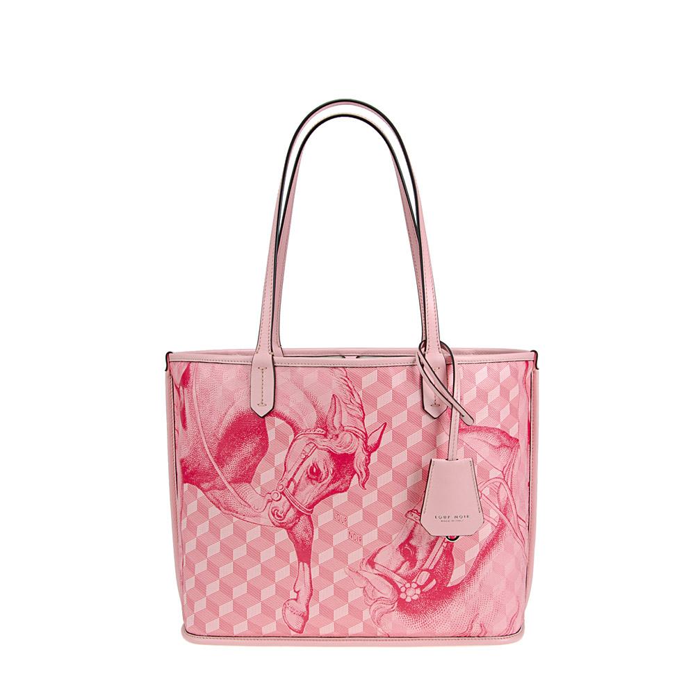 loup noir ST. TROPEZ XS SHOPPER Toile Powder Pink