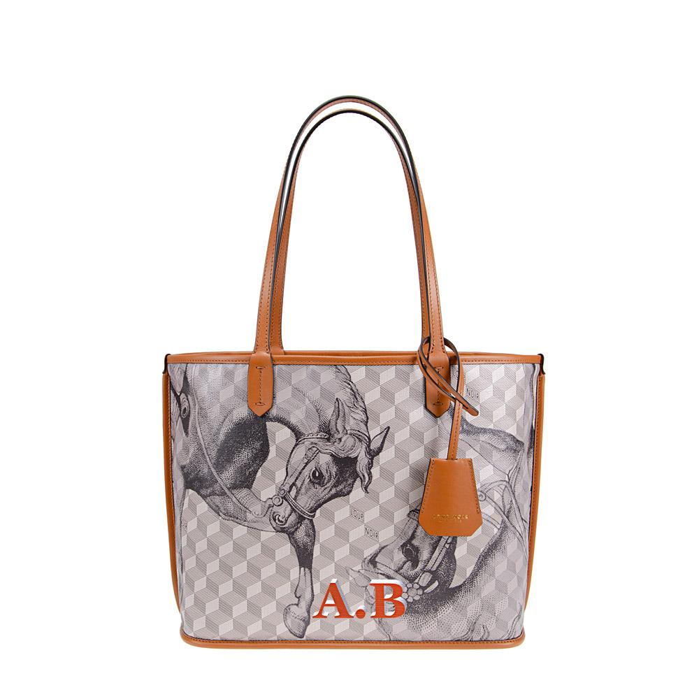 Loup Noir ST. TROPEZ XS SHOPPER Toile Sand/Toffee