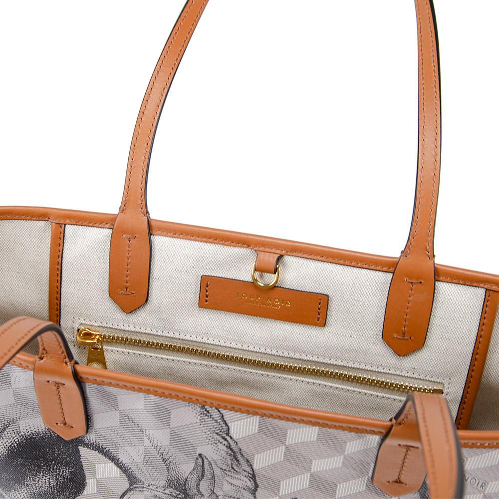 Loup Noir ST. TROPEZ XS SHOPPER Toile Sand/Toffee