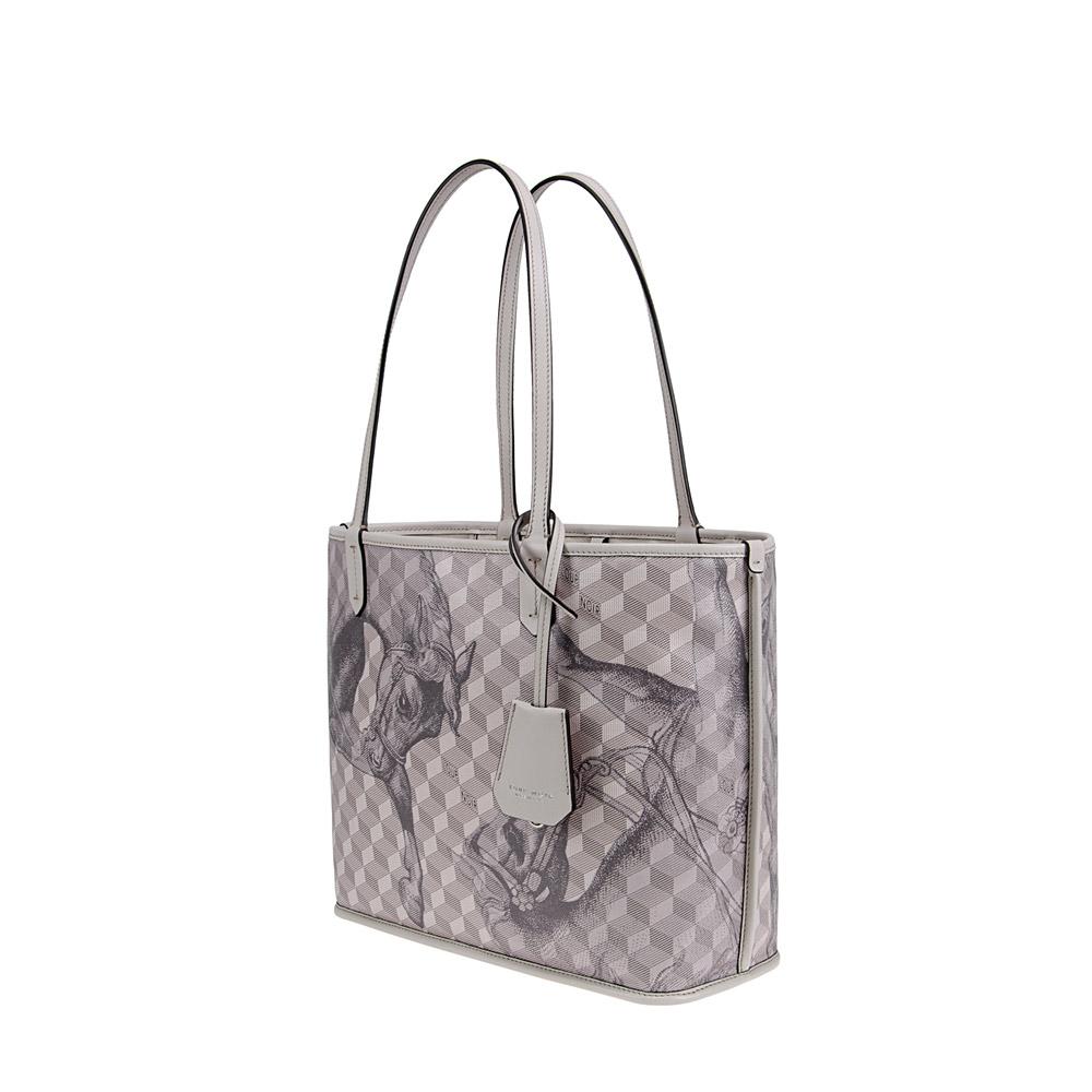 Loup Noir ST. TROPEZ XS SHOPPER Toile Silver Gray