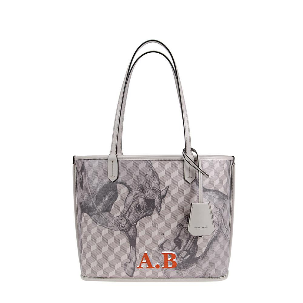 Loup Noir ST. TROPEZ XS SHOPPER Toile Silver Gray