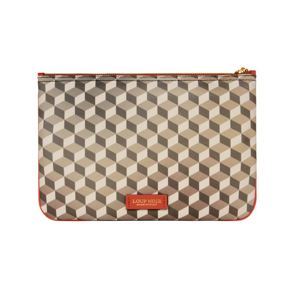 Loup Noir TASSEL POUCH Brown/Brandy