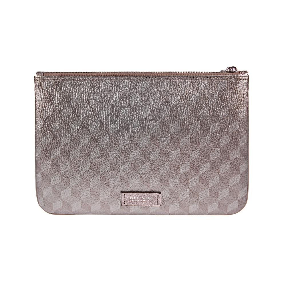 Loup Noir TASSEL POUCH Cheval Almond Met