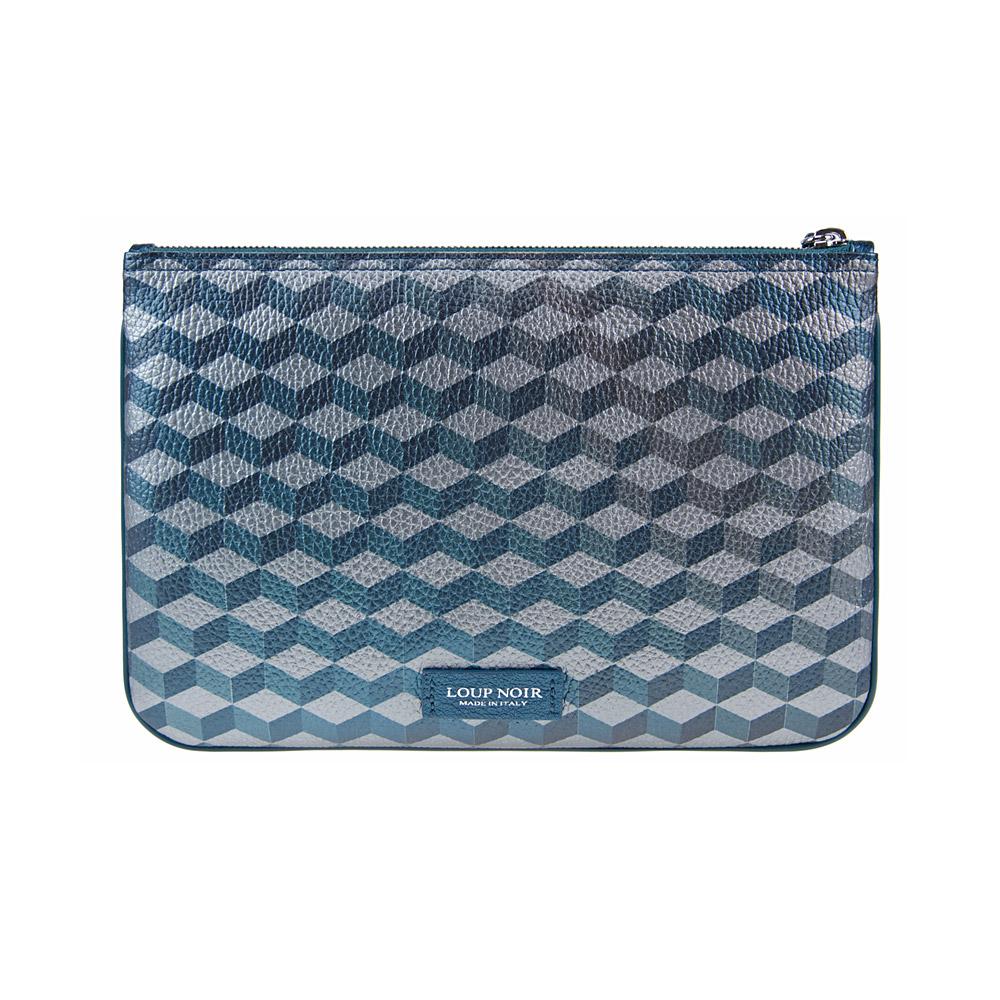 Loup Noir TASSEL POUCH Cheval Petrol Met