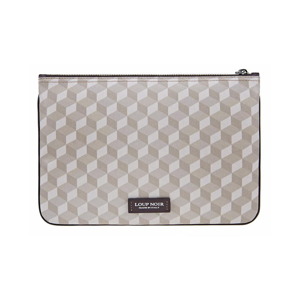 Loup Noir TASSEL POUCH Cheval Sand/Brown