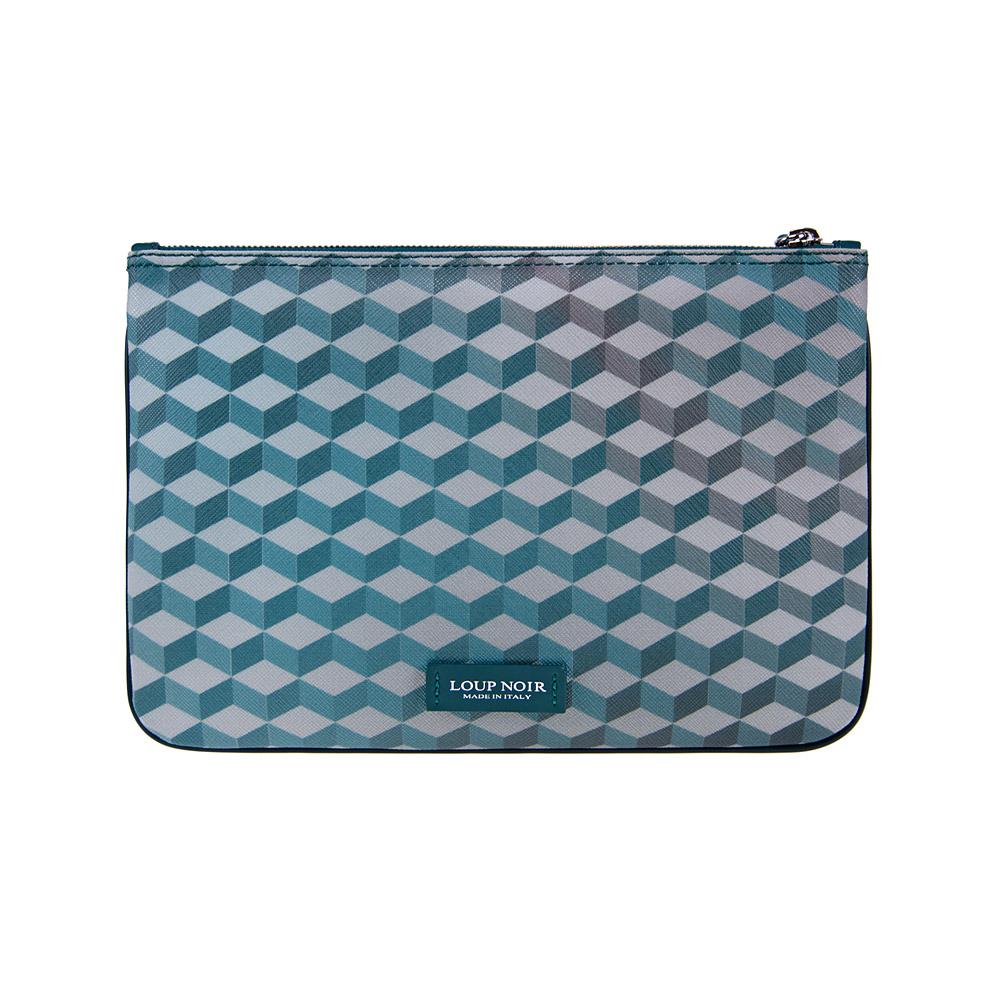 Loup Noir TASSEL POUCH Petrol/Mint