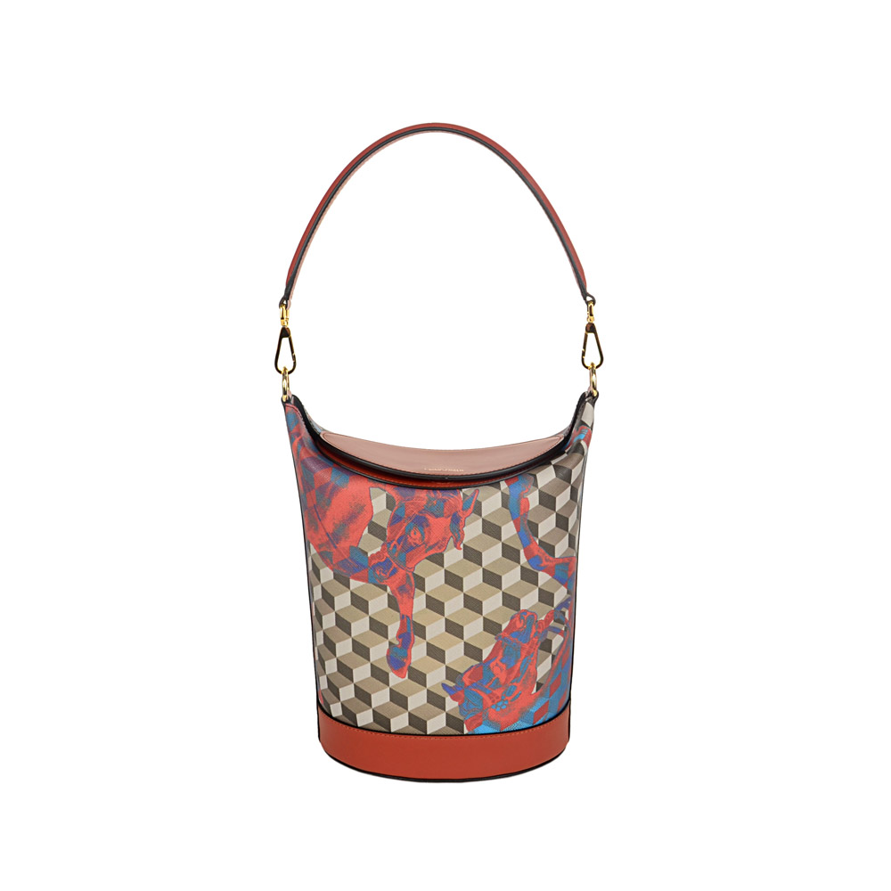 loup noir TUBO BAG Brown/Brandy