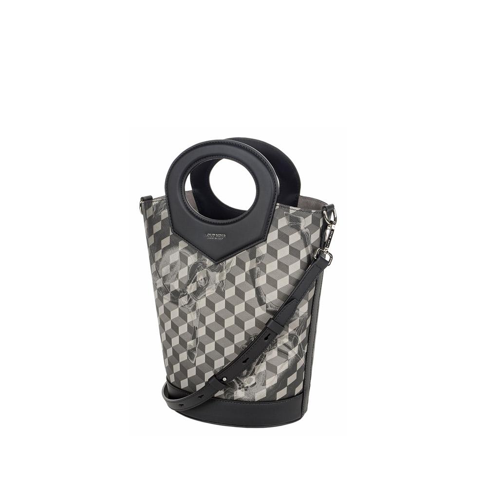 Loup Noir TUBO BAG MANIGLIA Black