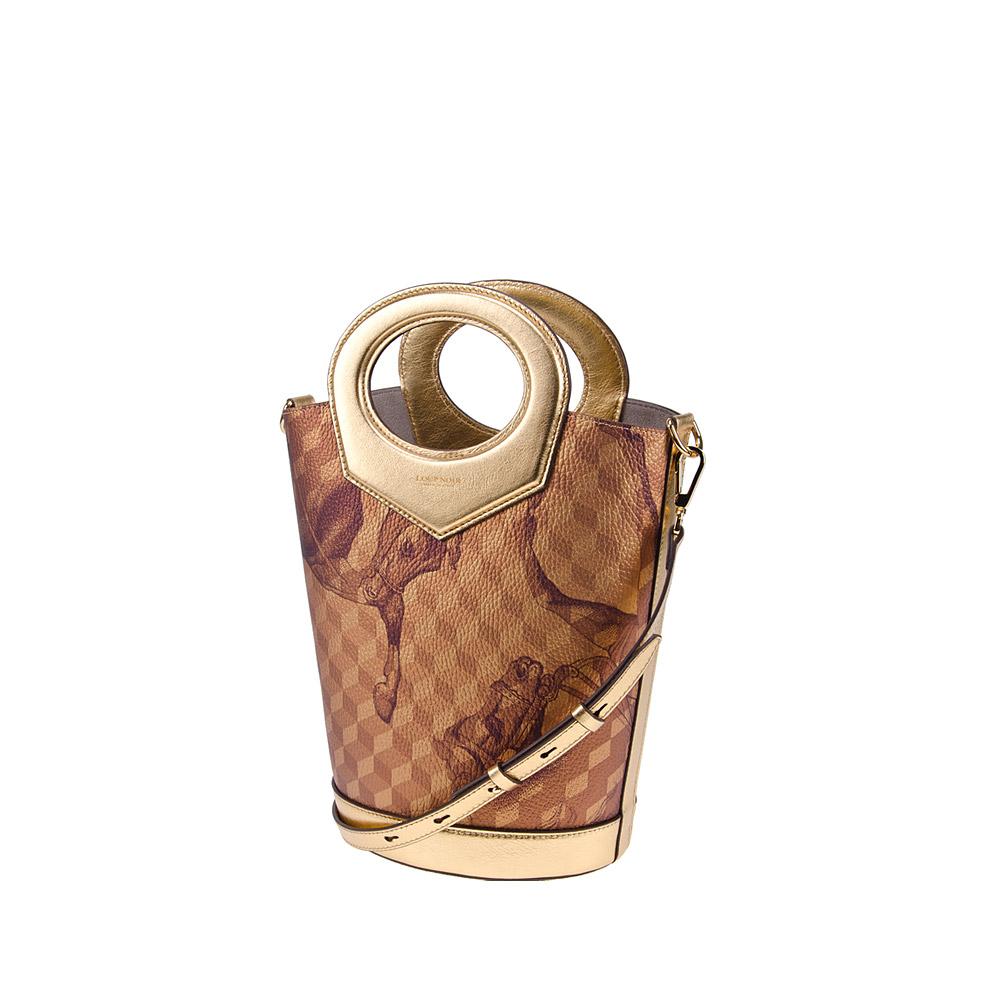 Loup Noir TUBO BAG MANIGLIA Gold