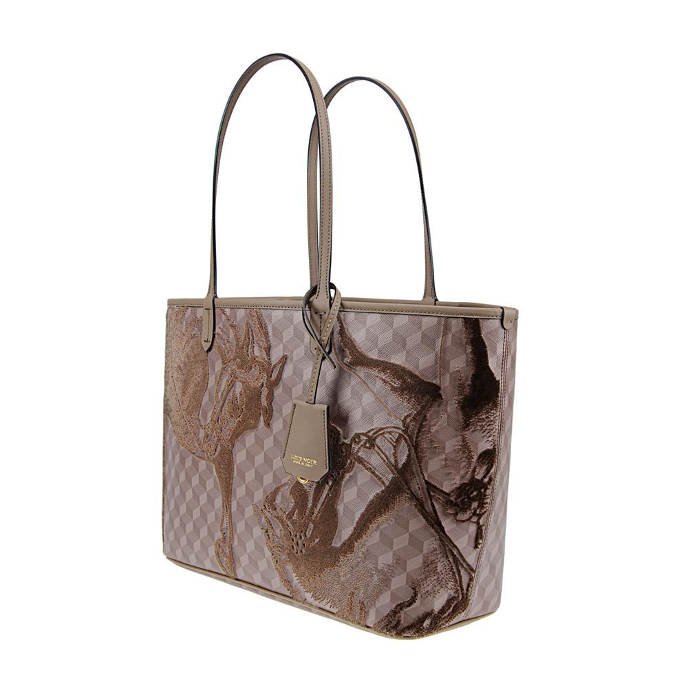 Loup Noir VELVET SHOPPER SMALL Almond