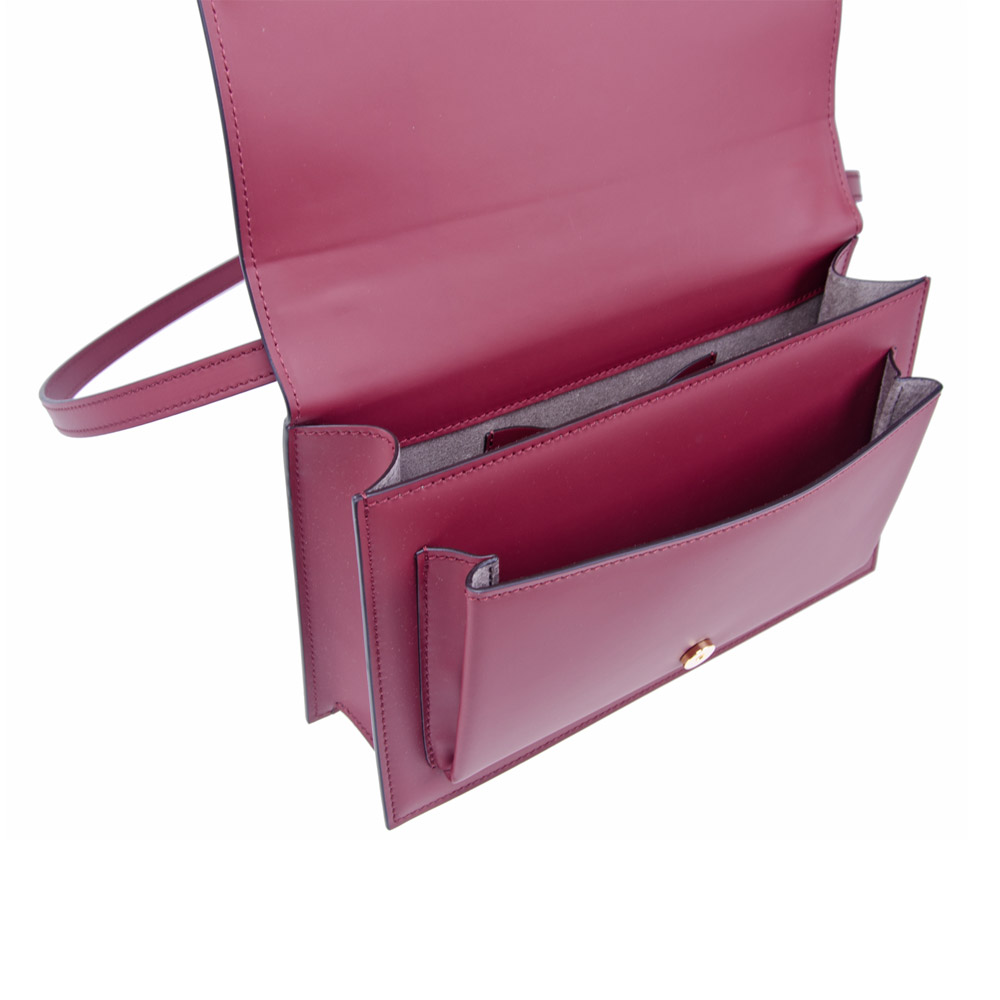 Loup Noir VENICE CLUTCH Cheval Brown/Saffron