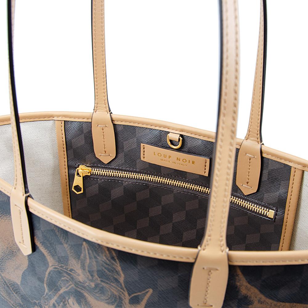 Loup Noir XS SHOPPER Cheval Brown/Dijon