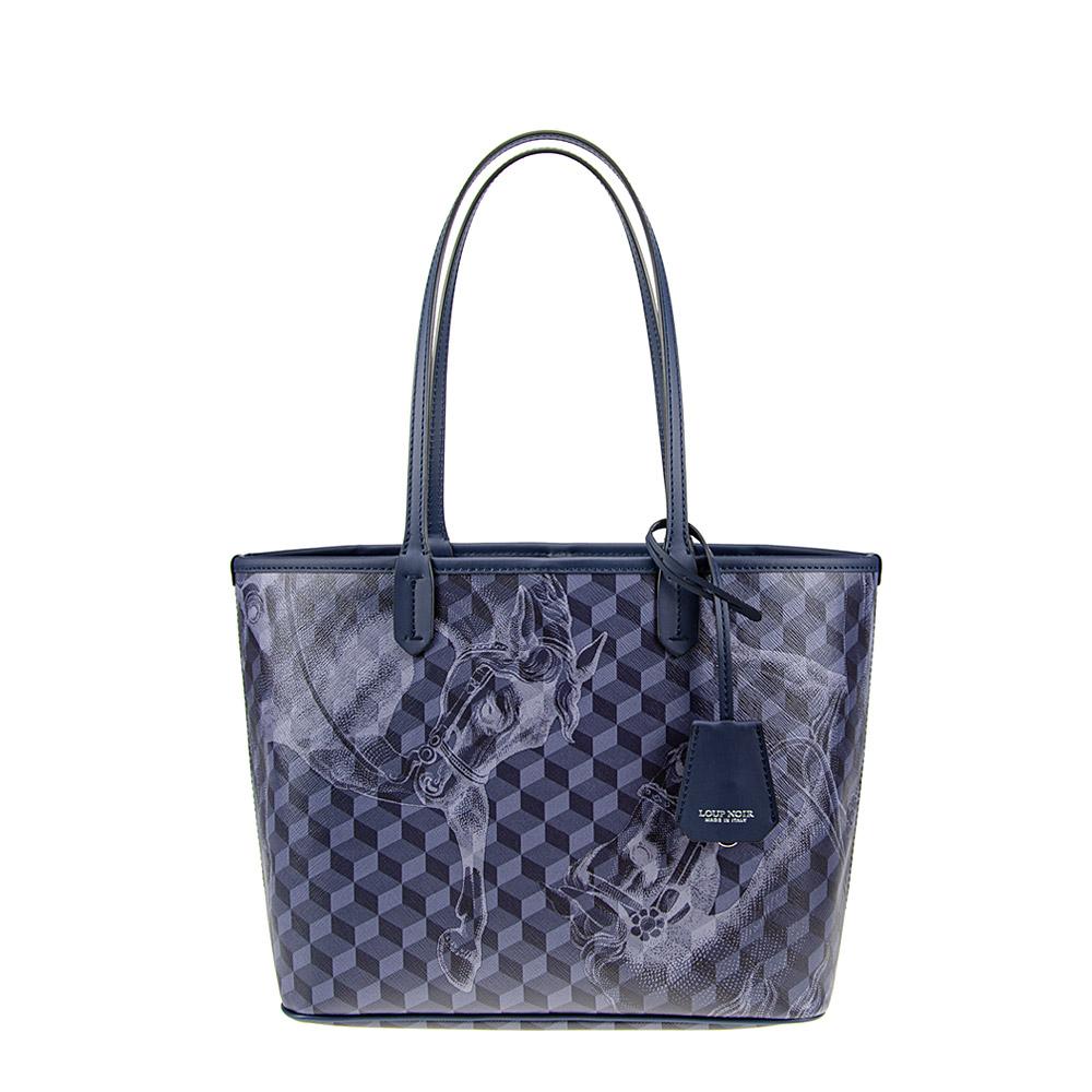 loup noir XS SHOPPER Cheval Darkblue