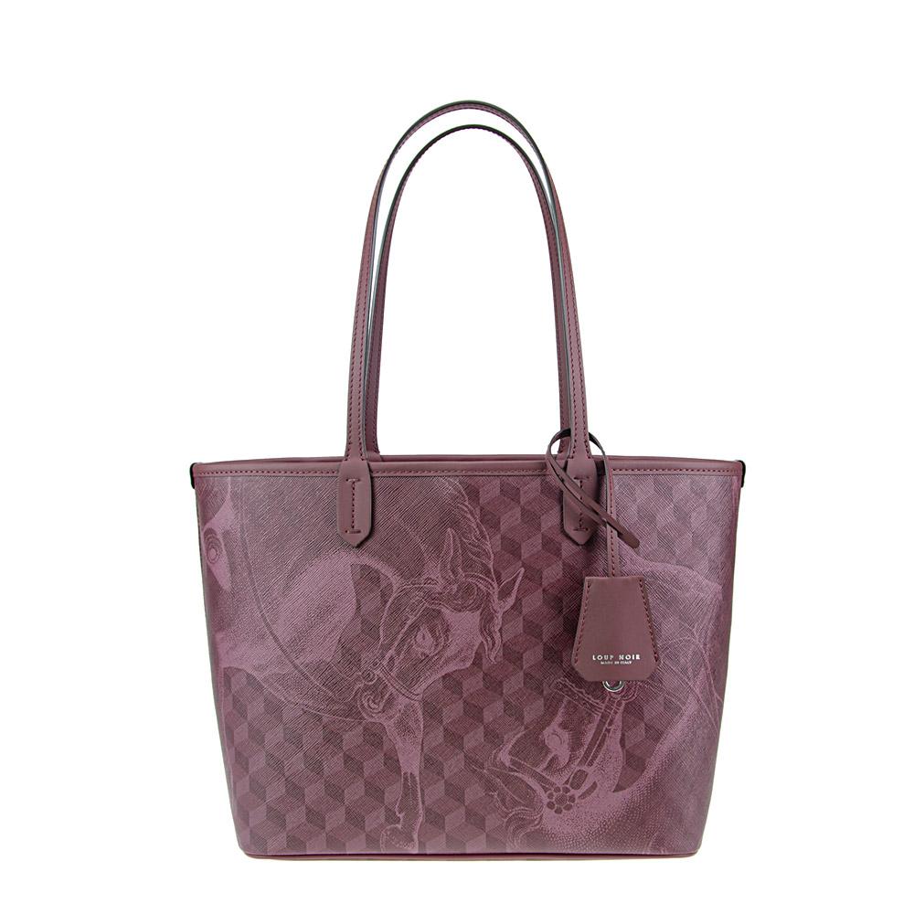 loup noir XS SHOPPER Cheval Fig
