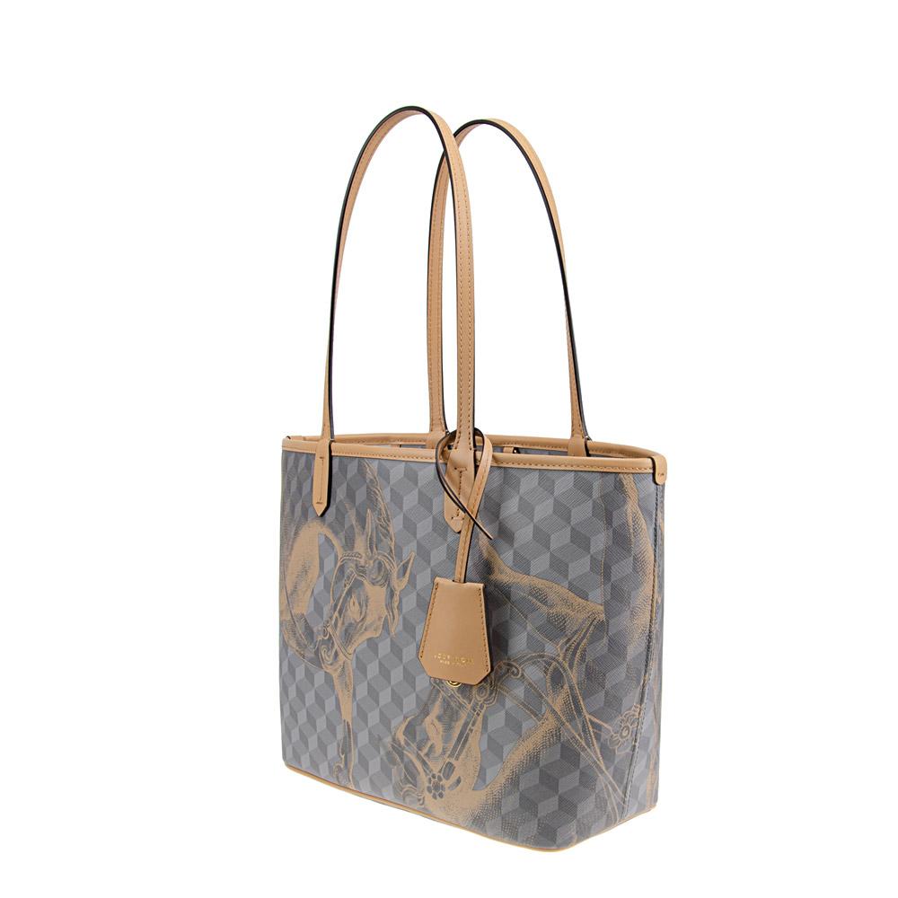 Loup Noir XS SHOPPER Cheval Grey/Sand