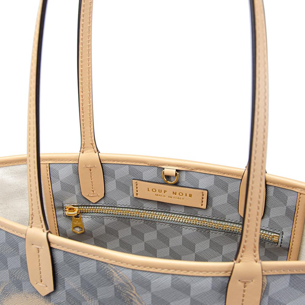 Loup Noir XS SHOPPER Cheval Grey/Sand