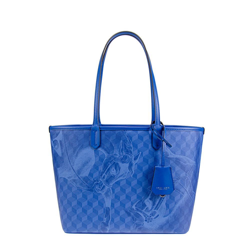 loup noir XS SHOPPER Cheval Imperial Blue