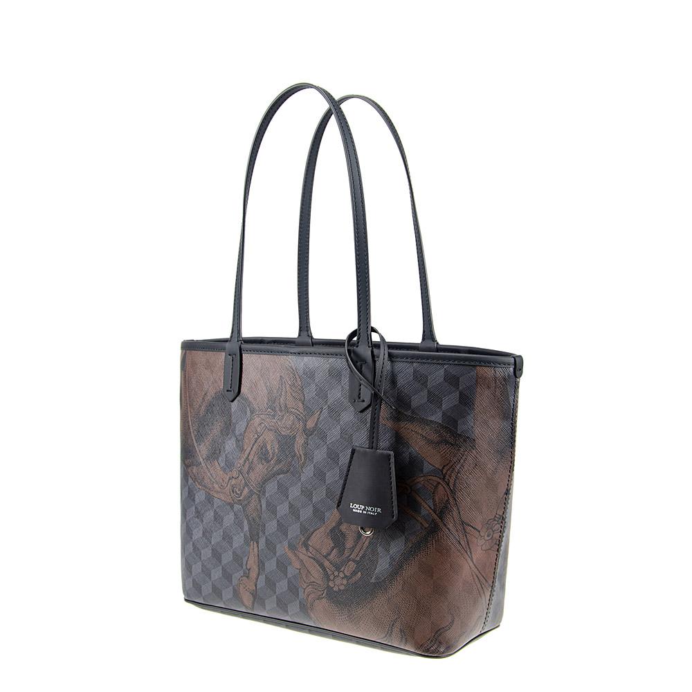 Loup Noir XS SHOPPER Cheval Pirate Black