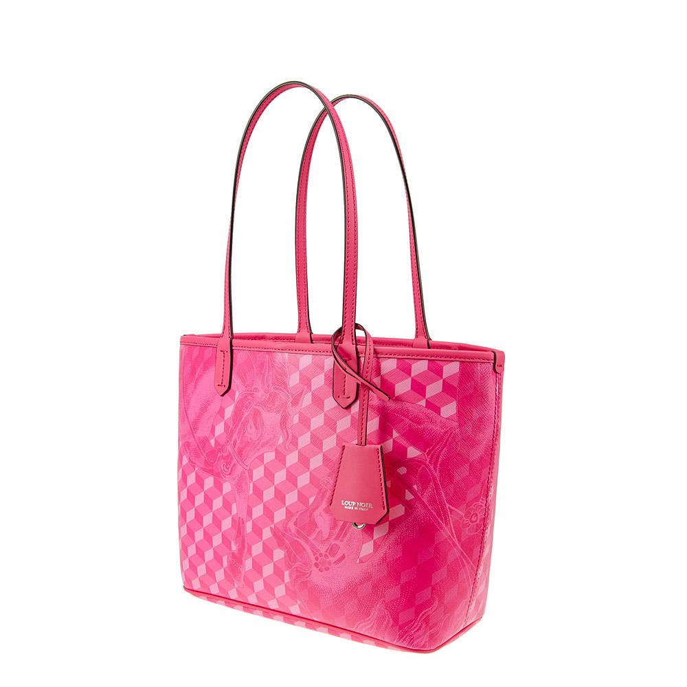 Loup Noir XS SHOPPER Cheval Raspberry Sorbet