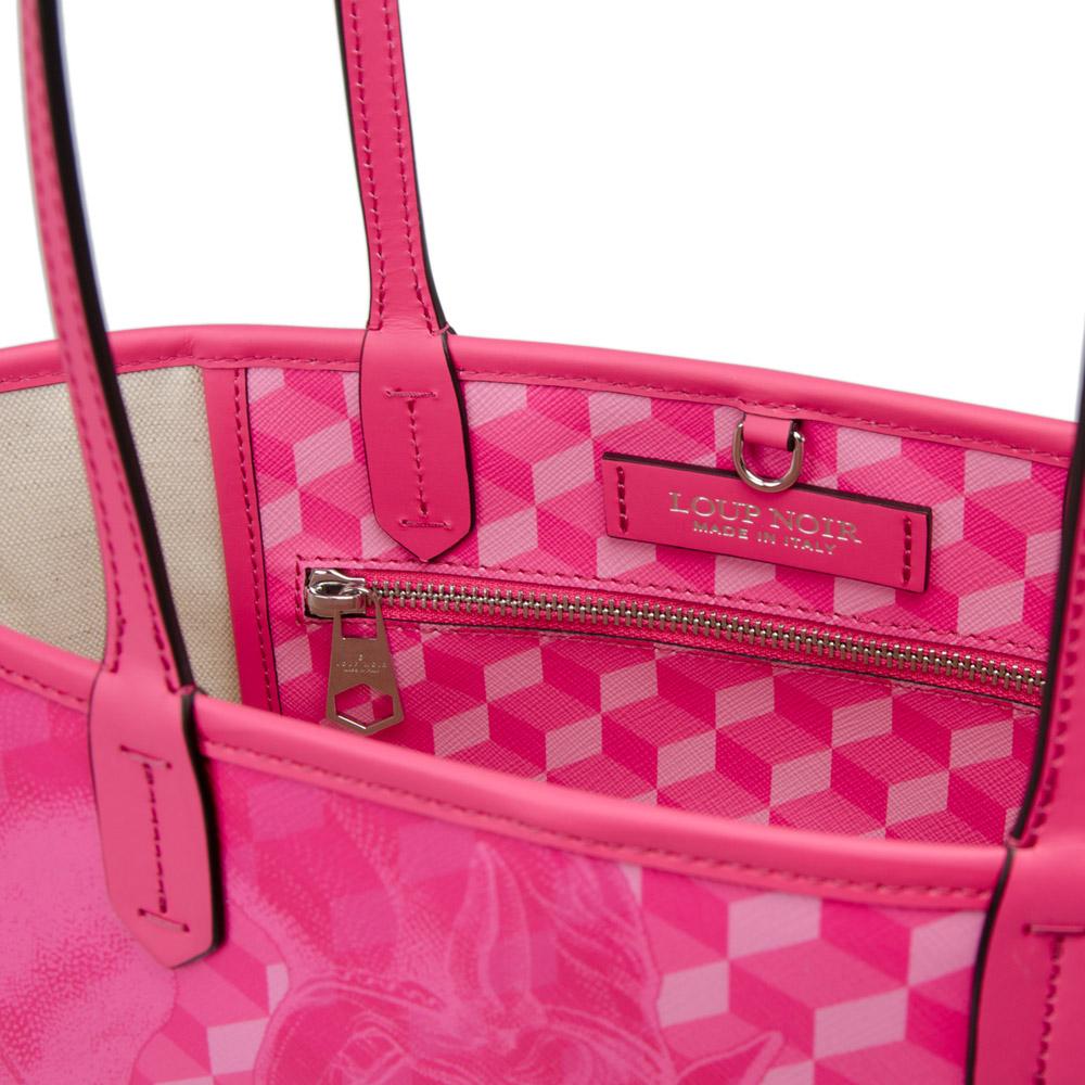 Loup Noir XS SHOPPER Cheval Raspberry Sorbet