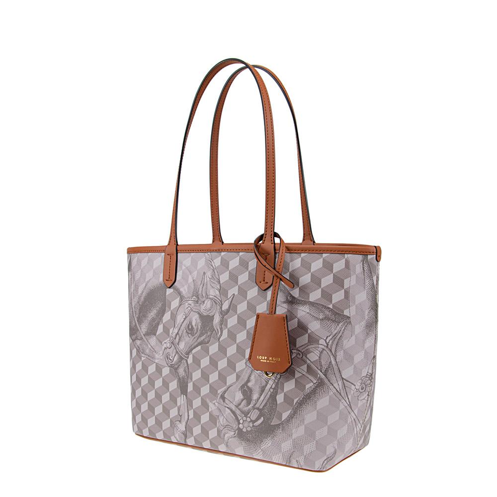 Loup Noir XS SHOPPER Cheval Sand/Toffee