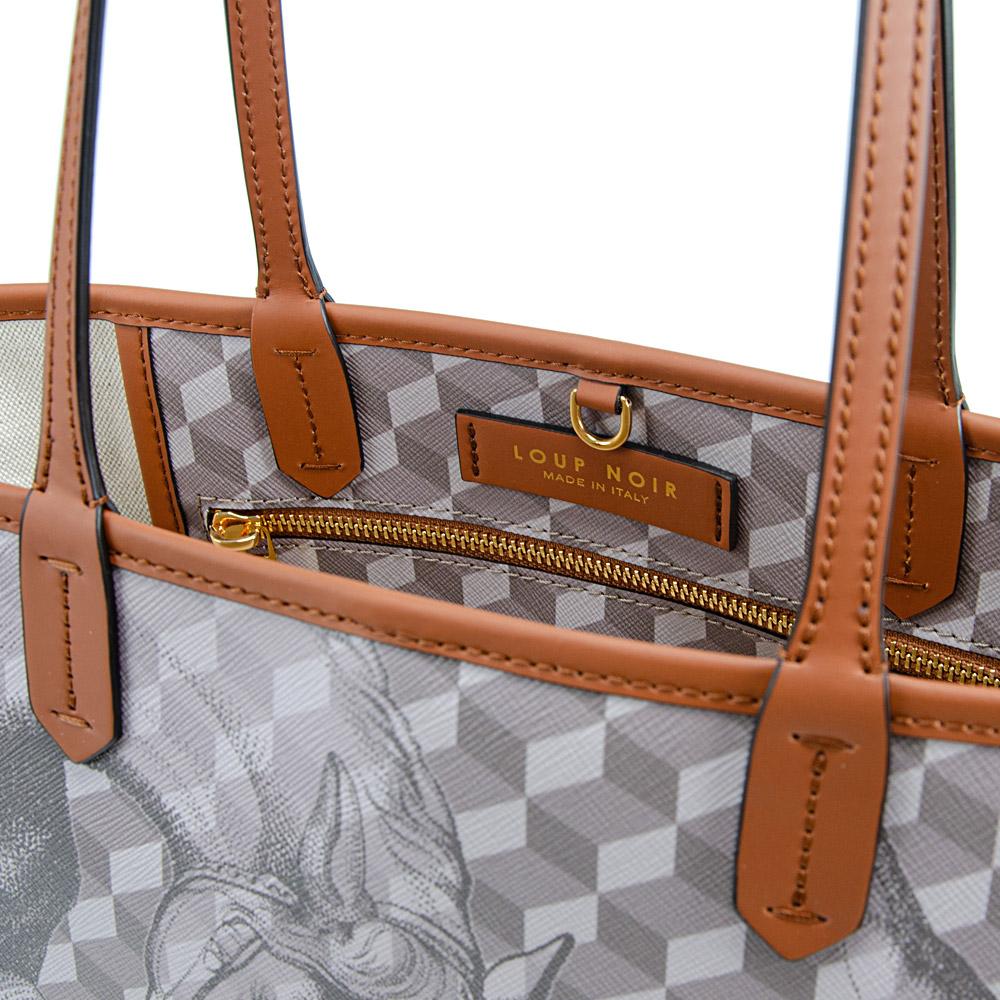 Loup Noir XS SHOPPER Cheval Sand/Toffee
