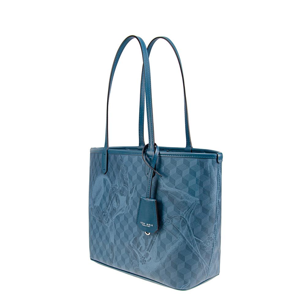 Loup Noir XS SHOPPER Cheval Teal Green
