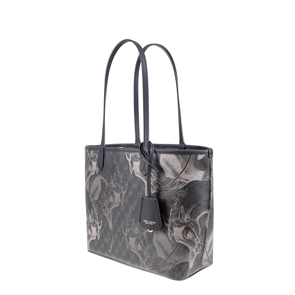 Loup Noir XS SHOPPER Édition Chevaux Black