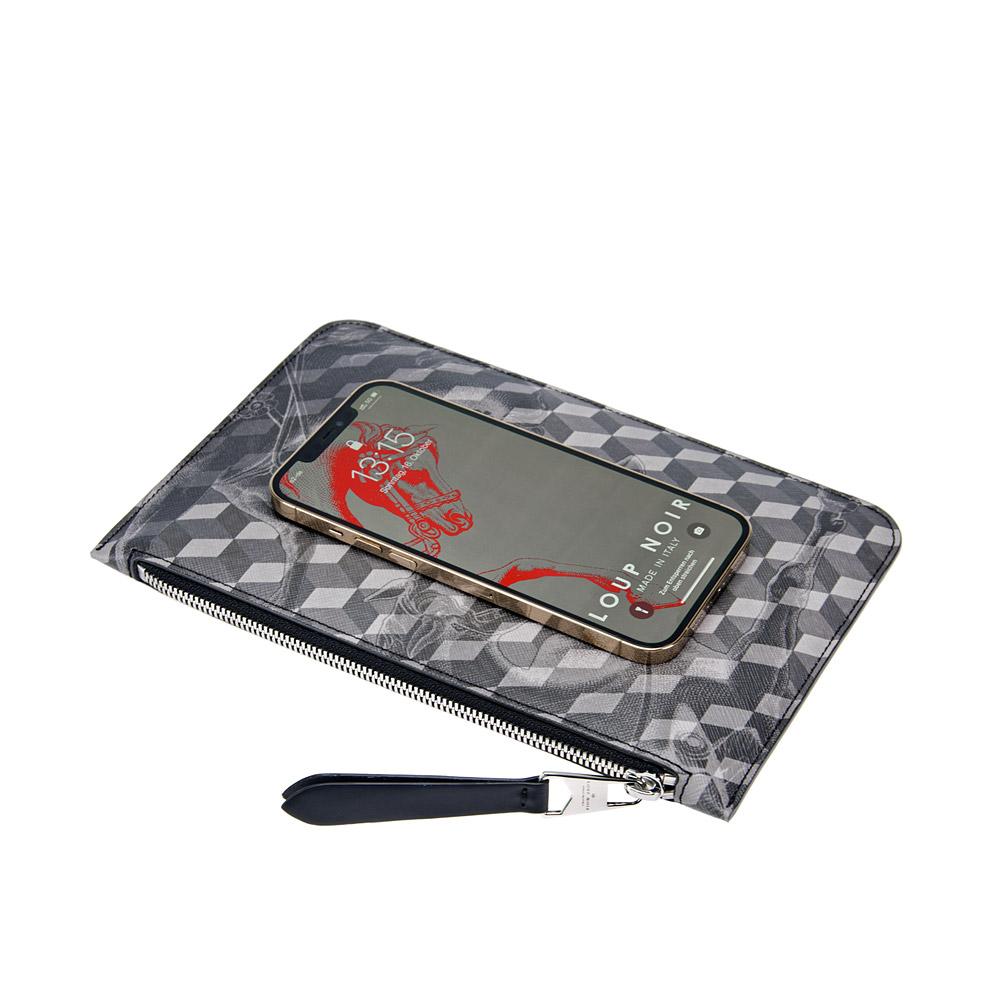 Loup Noir ZIP POUCH Cheval Black