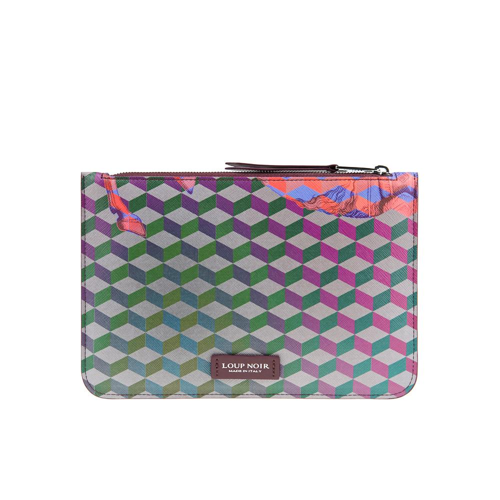 Loup Noir ZIP POUCH Cheval Bordeaux