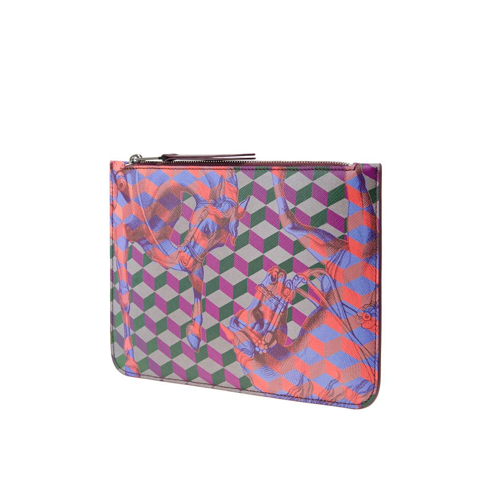 Loup Noir ZIP POUCH Cheval Bordeaux