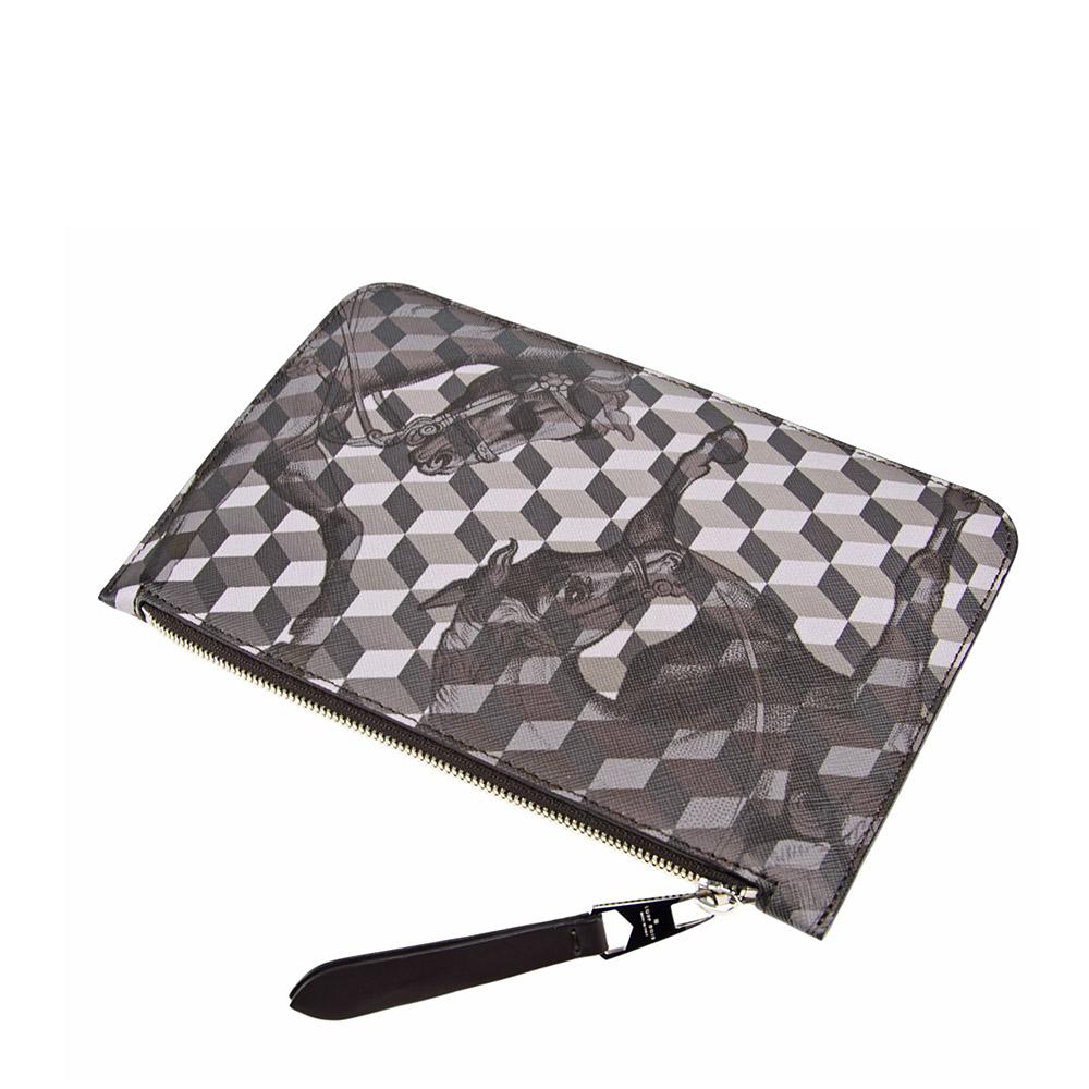 Loup Noir ZIP POUCH Cheval Darkbrown