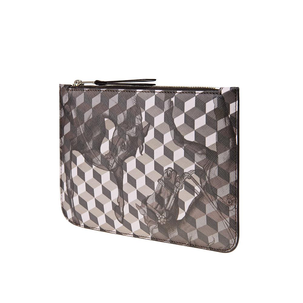 Loup Noir ZIP POUCH Cheval Darkbrown