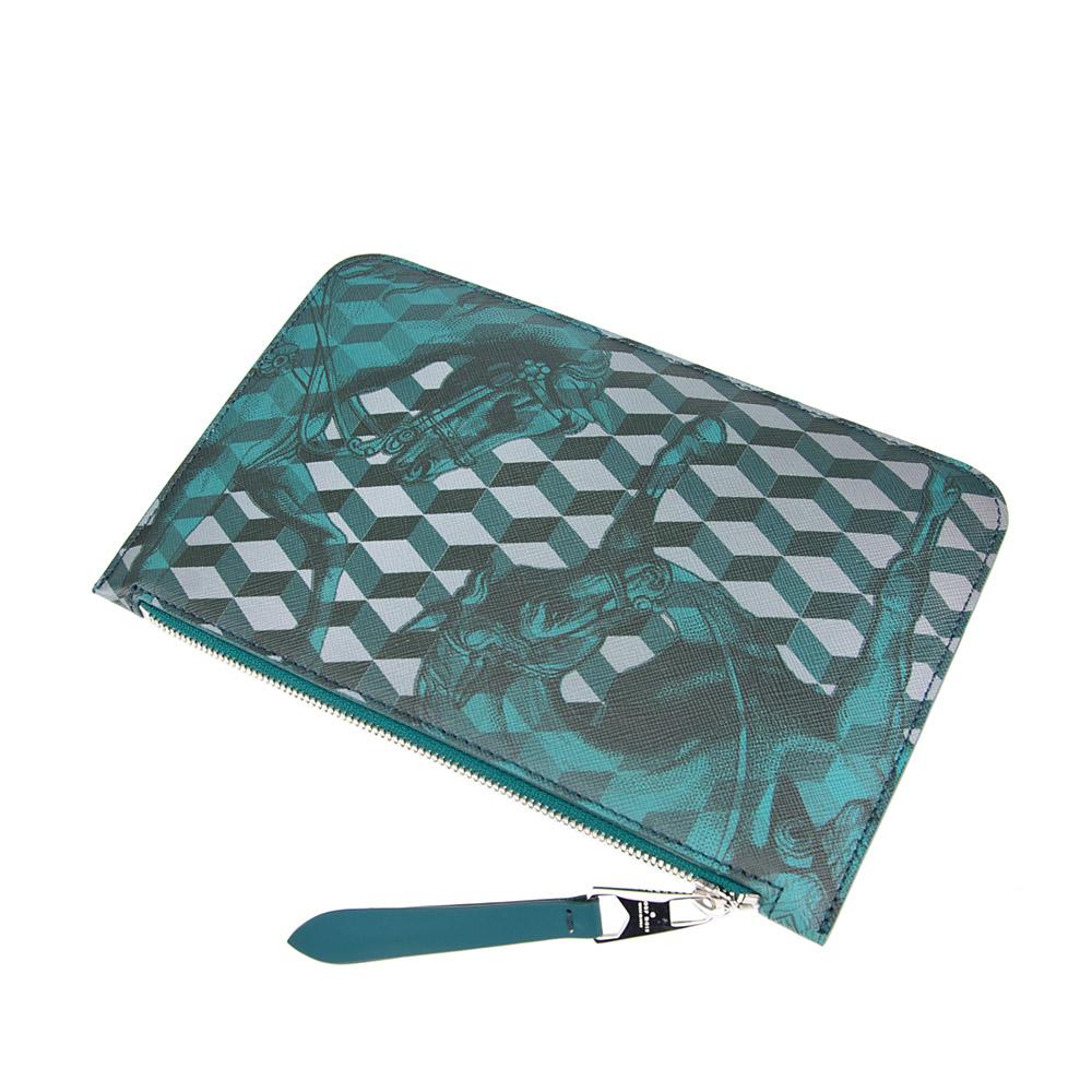 Loup Noir ZIP POUCH Cheval Petrol