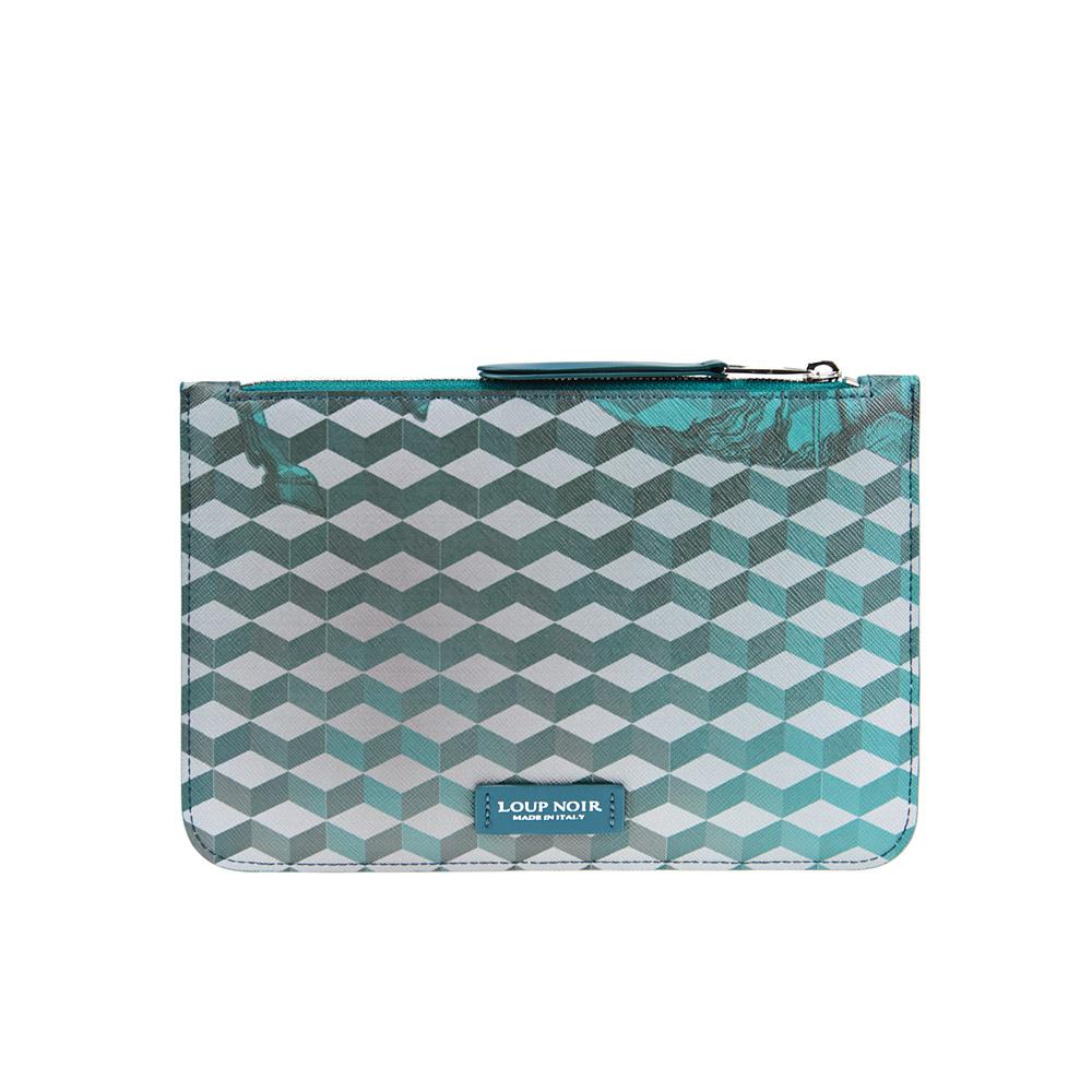 Loup Noir ZIP POUCH Cheval Petrol