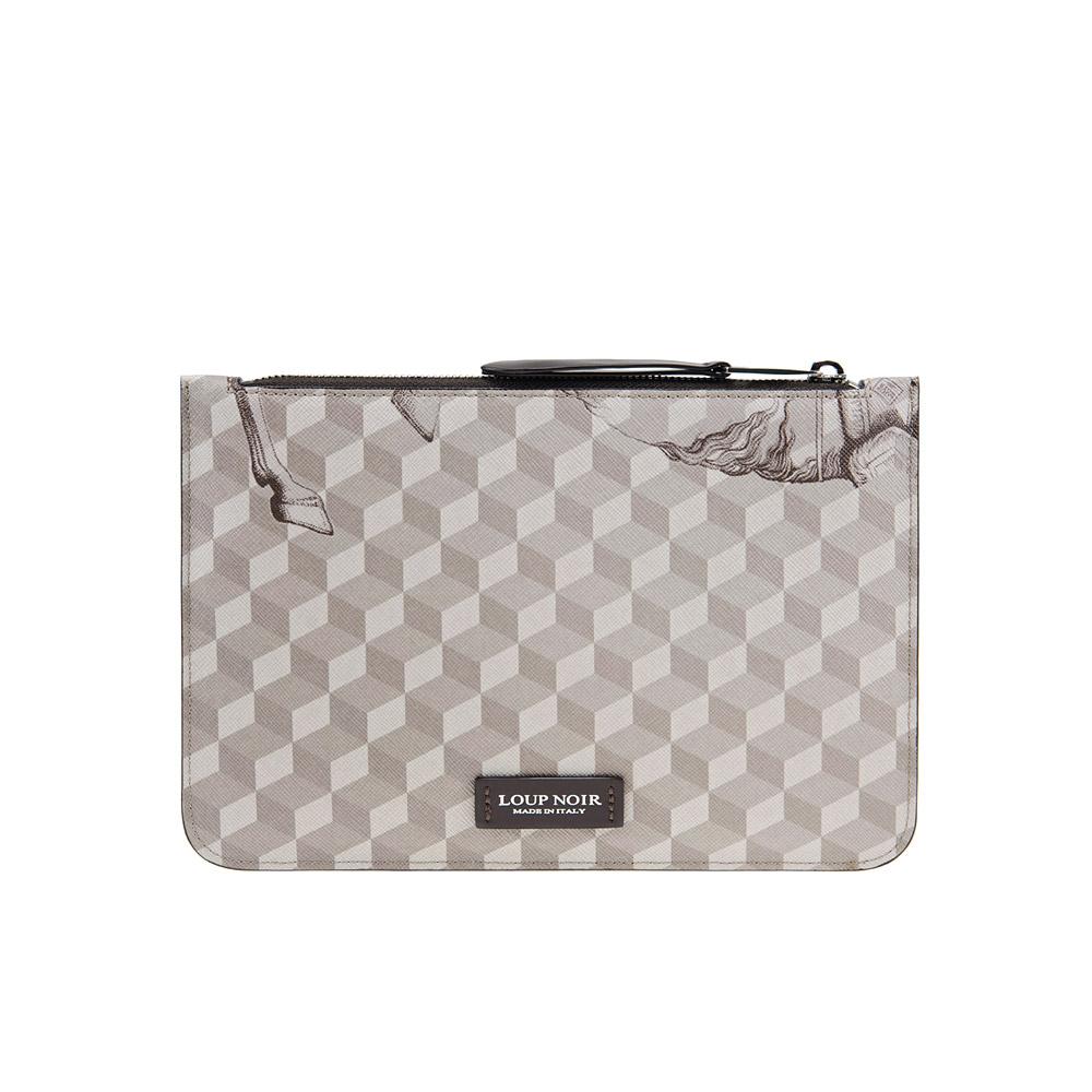 Loup Noir ZIP POUCH Cheval Sand/Brown