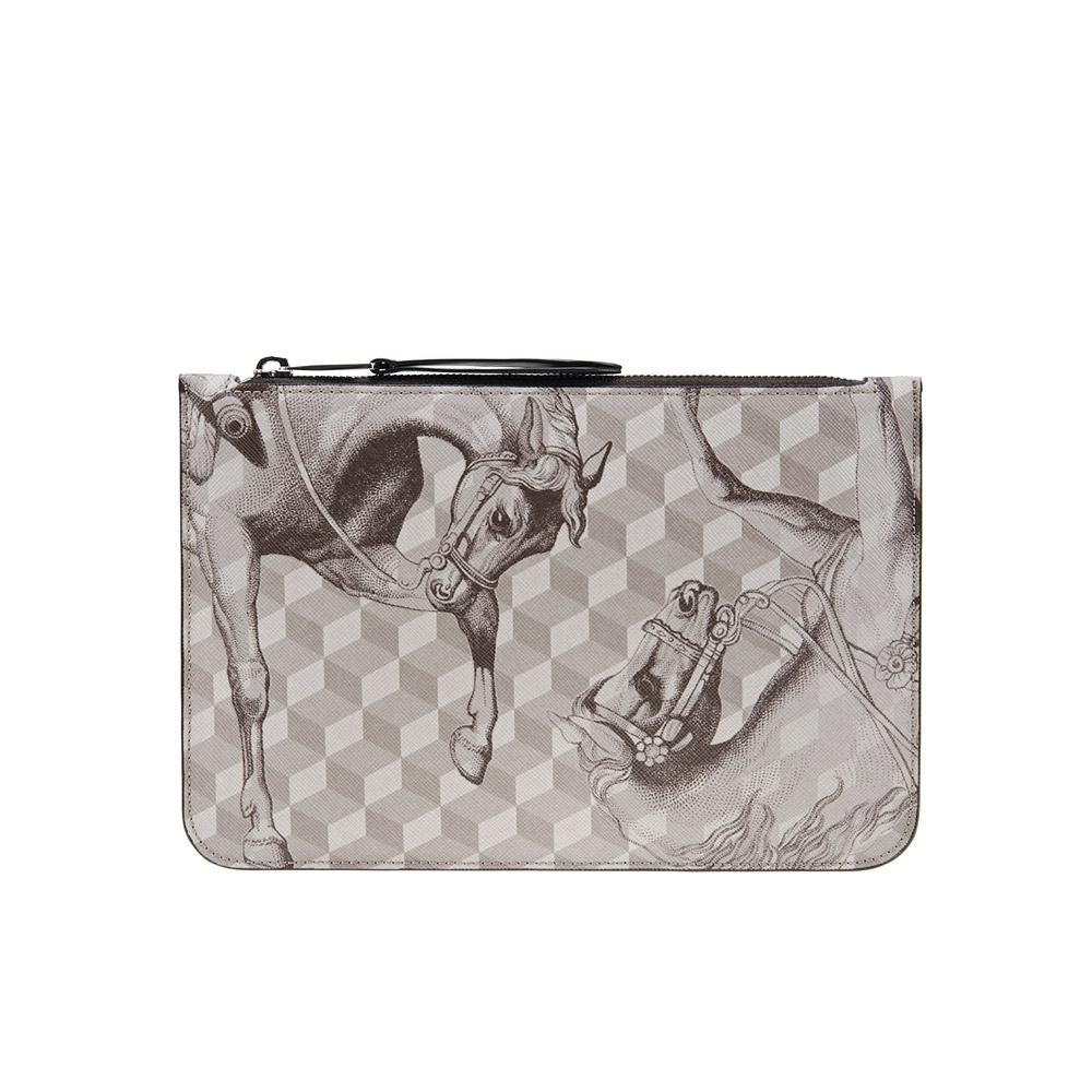 loup noir ZIP POUCH Cheval Sand/Brown