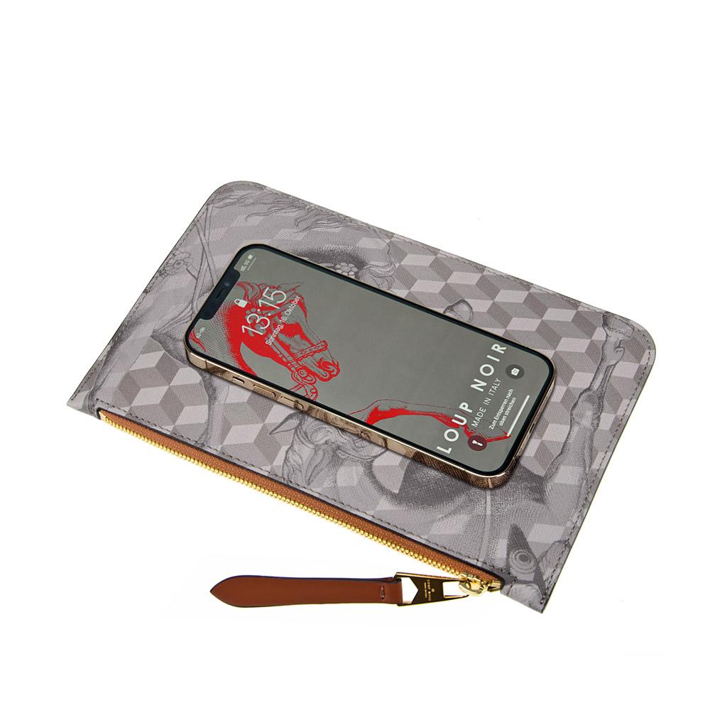 Loup Noir ZIP POUCH Cheval Sand/Toffee