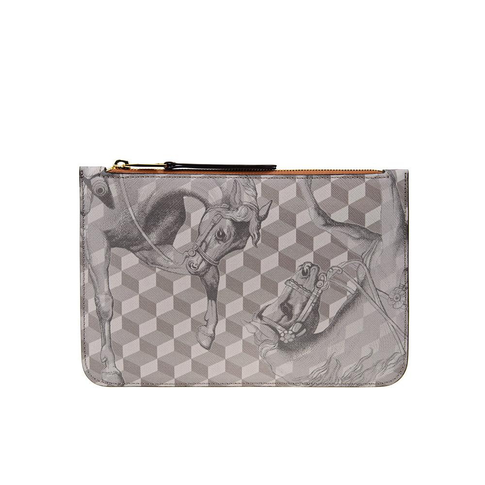 loup noir ZIP POUCH Cheval Sand/Toffee