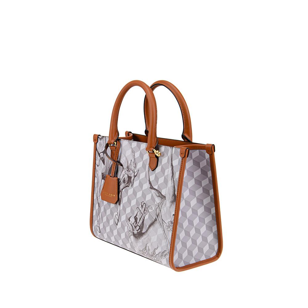 Loup Noir MINI SPIAGGIA TOTE BAG Cheval Sand/Toffee