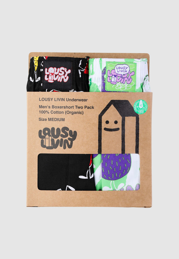 Lousy Livin Underwear 2 Pack Boxershorts Chill Chill