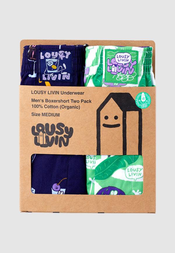 Lousy Livin Underwear 2 PACK BOXERSHORTS COCONUT & COCKTAILS Smoothy
