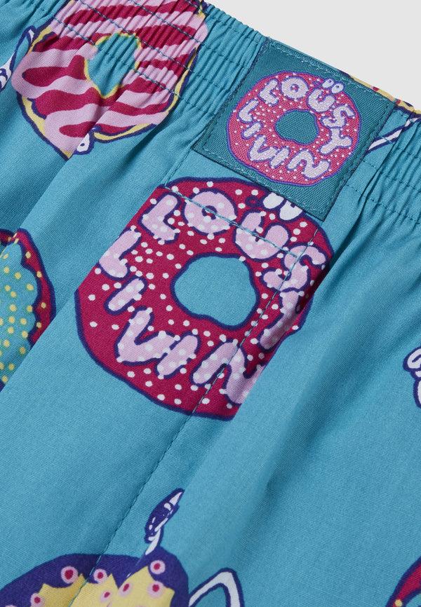 Lousy Livin Underwear 2 PACK BOXERSHORTS DONUT Jade / Liberty