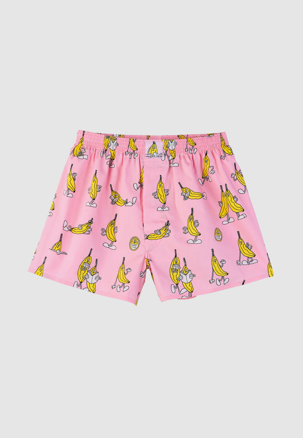 Lousy Livin Underwear 2Pack Boxershorts Butterfly & Pink Banana Pink Fly