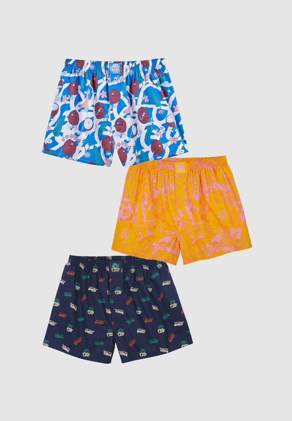 lousy livin underwear 3 PACK BOXERSHORTS PUSH BOX Ciao